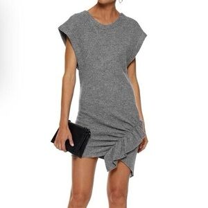 IRO Torda ruffle Gray Women's Dress